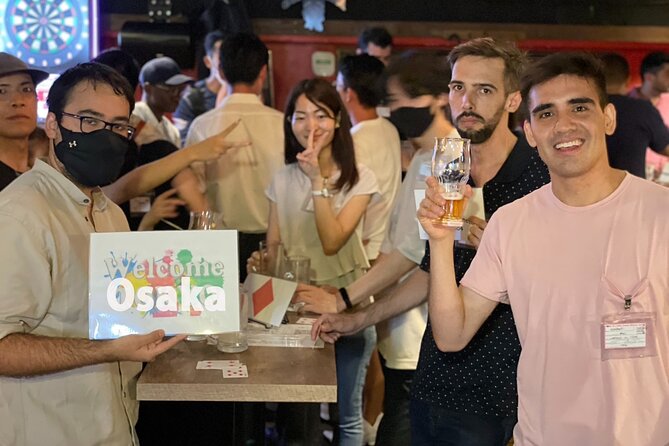 3Hour Osaka Pub Crawl Bar Hopping Nightlife Guided Tour in Namba - Osaka Namba nightlife, guided for 3 hours
