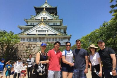 5-Hour Osaka Bike Tour to the Neighborhood of Osaka Castle - Getting your bearings at Osaka Tenmangu Shrine