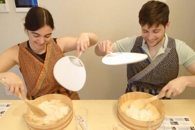 Authentic SUSHI Course Cooking Class - Your Own Sushi Rice Setup: Wooden Tub, Paddle, and Hand Skills