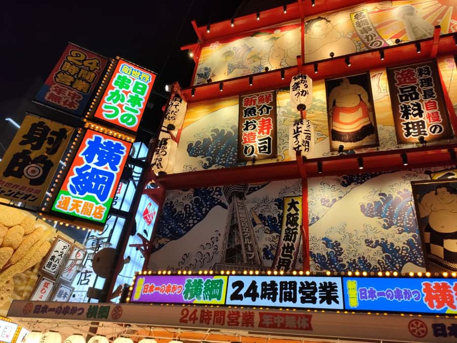 Hungry Osaka Street Food Tour: 15 Dishes & 3 Drinks - Shinsekai at Night: Why This Neighborhood Makes the Tour Work