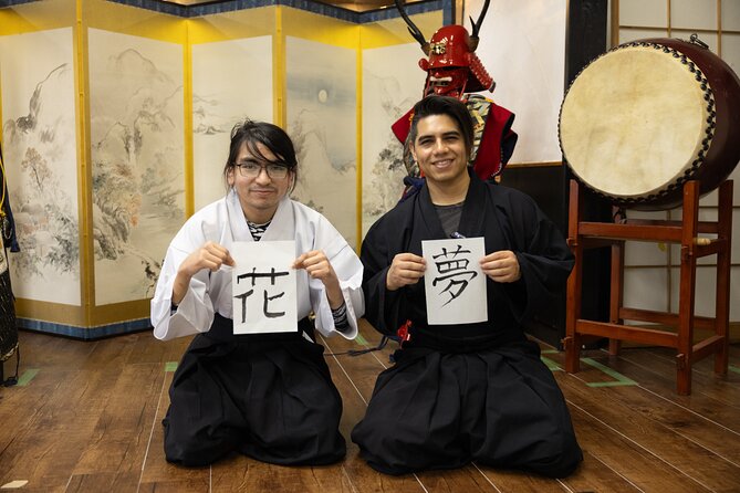 Learning Zen of Japanese Calligraphy in kimono near Osaka Castle - Kimono shodo near Osaka Castle: why this class feels different