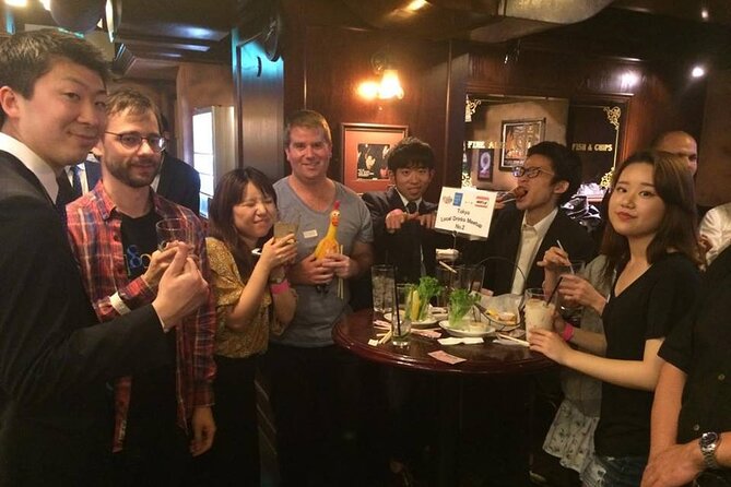 Meet Locals experience Fun Chat Drink Osaka International Party - A social happy hour in Umeda: what you’re really buying