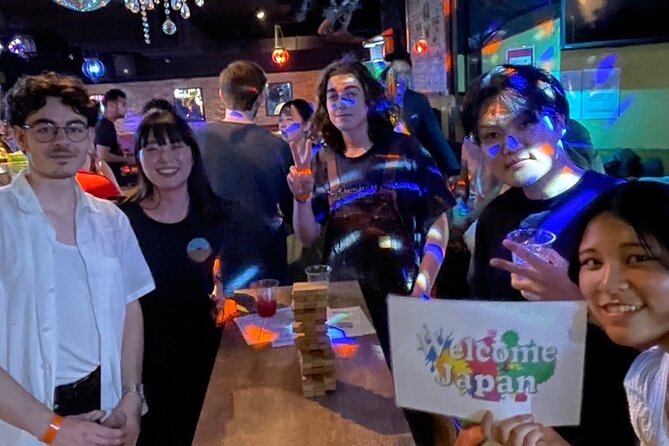 Meet Locals experience Fun Chat Drink Osaka International Party - HUB Umeda Chayamachi: the welcome ritual that lowers the pressure