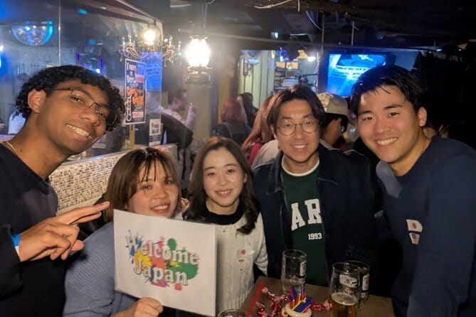 Meet Osaka locals and Japanese speaking experience at Pub Umeda - What you can learn from locals about Osaka food and plans