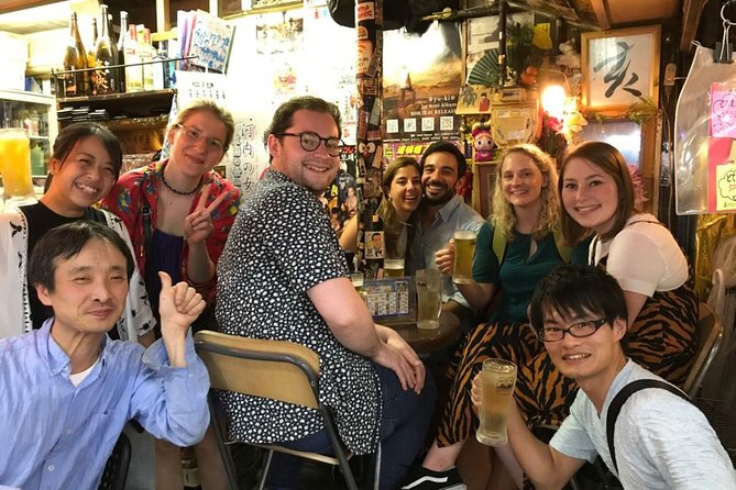 Osaka Bar Hopping Night Walking Tour in Namba (3 bars, 6 tastes) - Food, drinks, and the real-world limits (cash, smoking, dietary needs)
