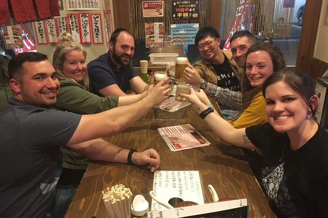 Osaka Bar Hopping Night Walking Tour in Namba (3 bars, 6 tastes) - Guides and small groups: why the best nights feel like friends