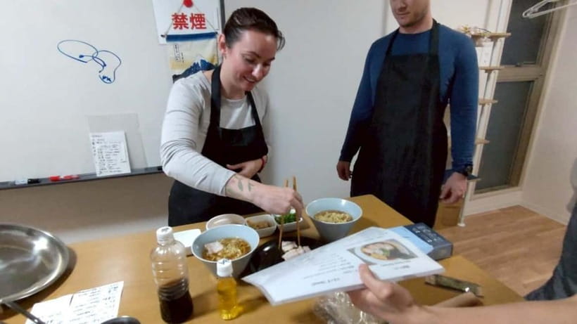 Osaka: Cooking Class Ramen & Gyoza Course in Nanba - What happens in the first 30 minutes: orientation and prep