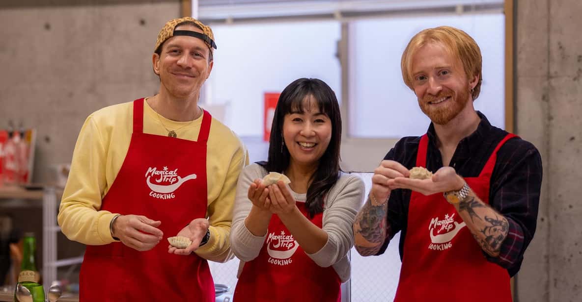 Osaka: Cooking Class & Sake Tasting with Local Market Visit - Niku-sui, Okonomiyaki, and Gyoza: What You’ll Actually Make