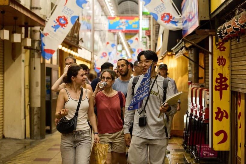 Osaka: Dark Side of Osaka Night Walking Tour - Shinsekai: New World Nostalgia With Western-Style Ambition