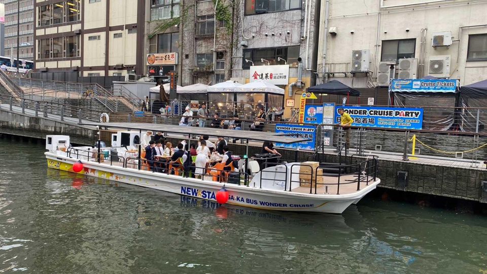 Osaka: Dotonbori District River Cruise with Drink Discount - Guide style and sound level: friendly, funny, and sometimes hard to hear