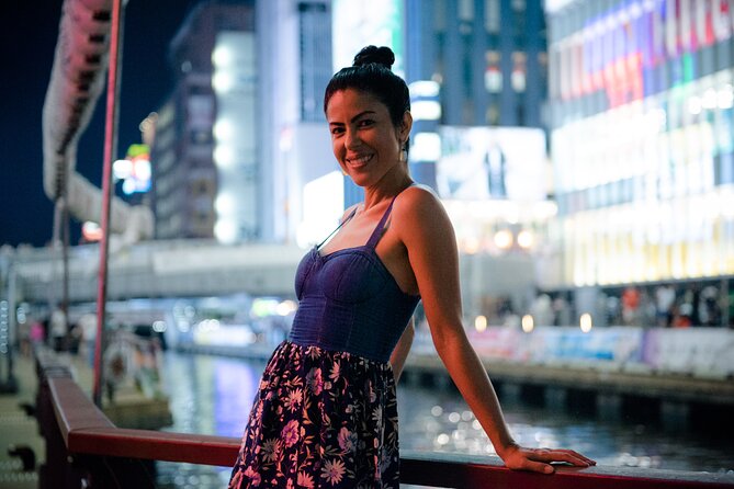 Osaka Dotonbori Night Photoshoot Private | Pro Photographer - The 1-hour plan: a focused Dotonbori night photo walk