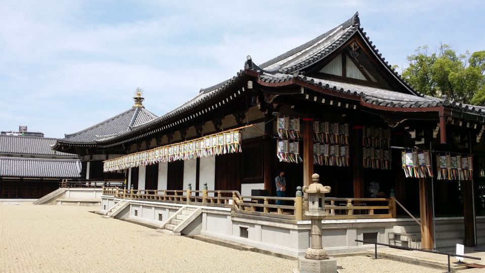 Osaka: Full-Day Sightseeing Tour by Private Vehicle - Shitennoji Temple: ancient weight in a modern city