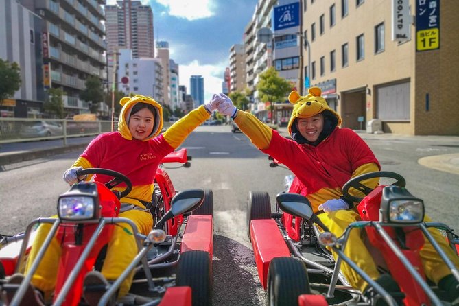Osaka Go Karting Tour with Funny Costume - The Funny Costume Part: Easy Photos, Real Street Attention