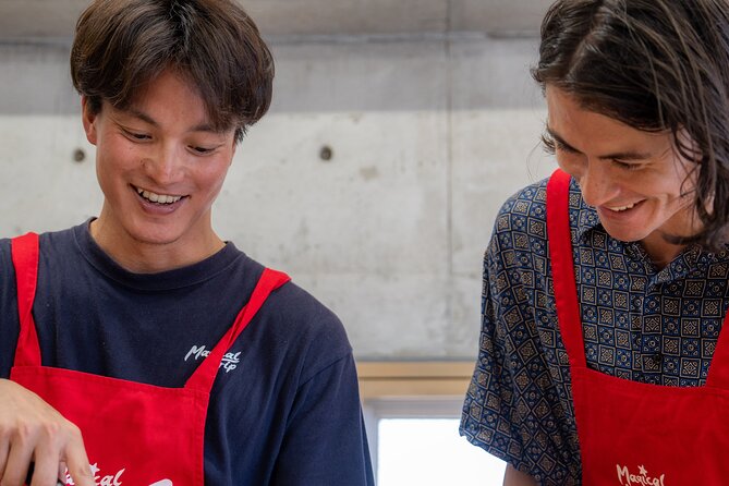 Osaka Home Feast Cooking and Sake Experience - Making crispy takoyaki the Osaka way