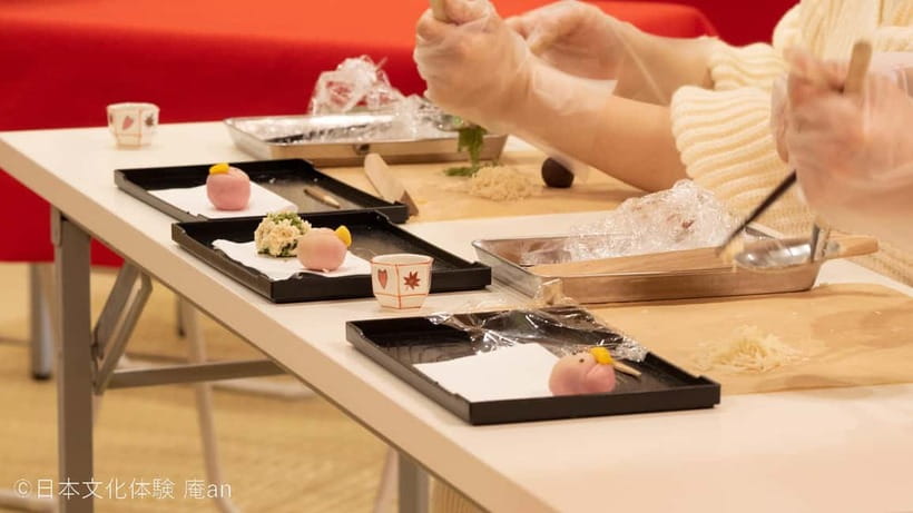 Osaka: Japanese Traditional Sweets Making and Tea Ceremony - What You Make: Seasonal Nerikiri With Kyoto Bean Paste