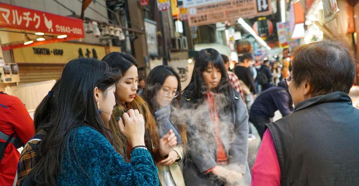 Osaka: Kuromon Market Food Walking Tour (6 stops, 6 tastes) - Start at Picasso Japan: a quick warm-up before you eat