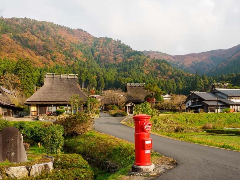 Osaka/Kyoto: Amanohashidate & Miyama Tour with Boat & Lunch - The Amanohashidate ferry terminal and the 12-minute boat cruise