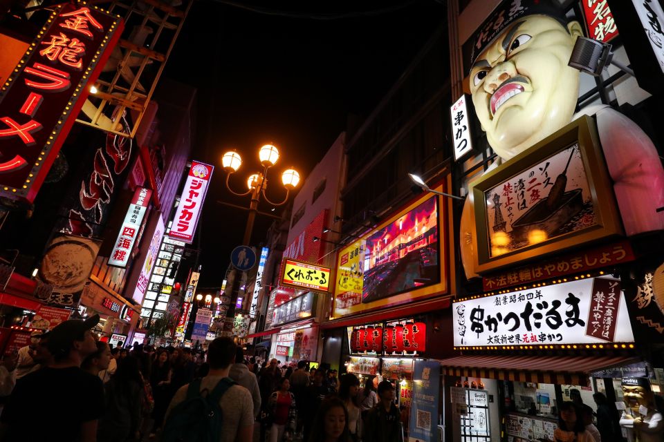 Osaka: Local Foodie Tour in Dotonbori and Shinsekai - The 1.2-meter alley and a temple pause before Dotonbori