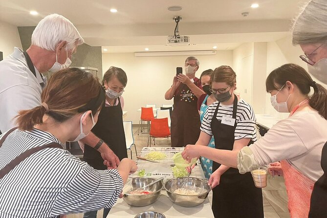 Osaka Okonomiyaki Cooking Experience! - The Social Part: Cooking With Keiko’s Team and Osaka Locals