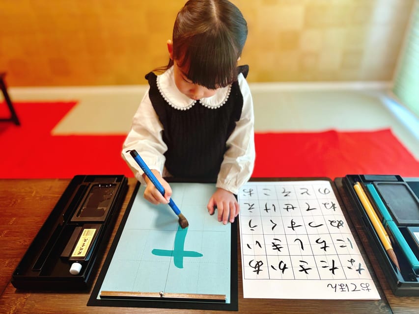 Osaka: Private Japanese Calligraphy Experience - What you actually make: your name in Japanese characters on colored paper
