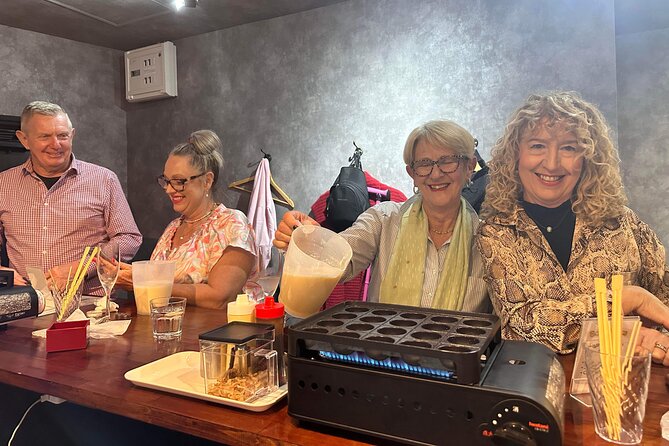 Osaka Sake Tasting & Takoyaki Cooking Experience - The secret recipe plus wagyu and cheese: why the food feels special