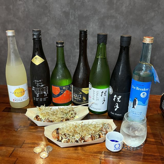 Osaka Sake Tasting with Takoyaki Cooking - Osaka Namba evening plan: takoyaki first, sake right after