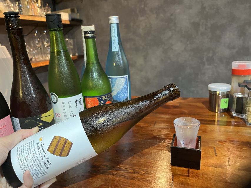 Osaka Sake Tasting with Takoyaki Cooking - Your tasting menu: 10+ sakes available, then pick favorites