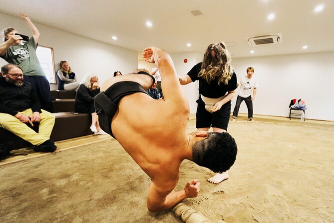 Osaka Sumo Experience with Live Show and Audience Challenge - The Audience Challenge: Step In If You Want the Real Test