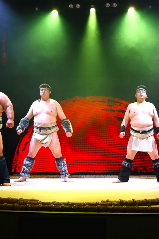 Osaka: Sumo Stage Show with Bento or Snack + Fight & Photo - What You’ll Actually Watch: The Raised-Stage Sumo Demonstration