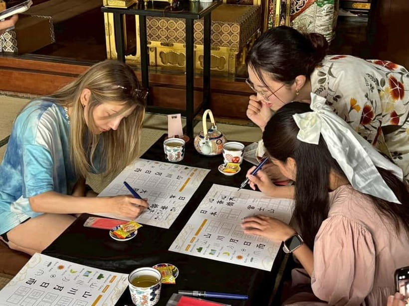 Osaka: Temple Tour and Traditional Calligraphy Lesson - Osaka in Mini Lessons: Shinsaibashi, Yotsubashi, and Castle Context