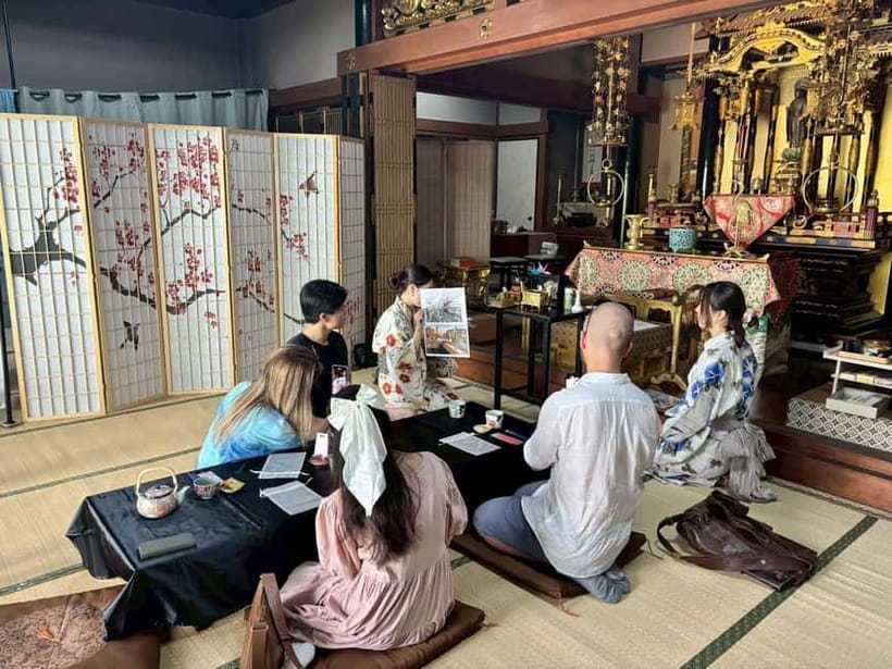 Osaka: Temple Tour and Traditional Calligraphy Lesson - Matcha Tea Ceremony: A Gentle Finish After Ink and Silence