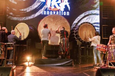 Osaka: UTAGE Japanese Taiko Live Show - The core experience: TRAinnovation and the 180 cm taiko up close