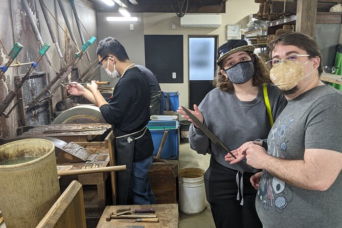 Sakai - Knife Factory and Craft Walking Tour - Stop 2: the sharpening station factory visit (where the tour earns its value)