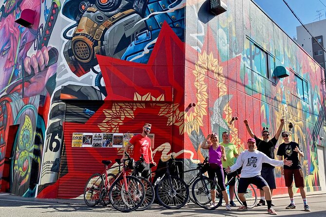 Urban Canvas: Osaka Street Art Bike Tour - Nakazaki-cho in the Middle of the Action: Boutiques, Galleries, and Pizza