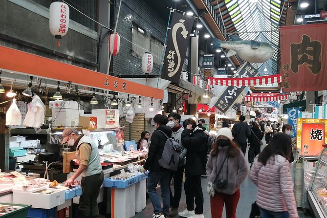 Walking Tour of Osaka's 5 Must-See Sights, with Ramen for Lunch - Stop 4: Kuromon Market for Street Food Energy